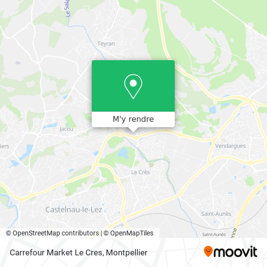 Carrefour Market Le Cres plan