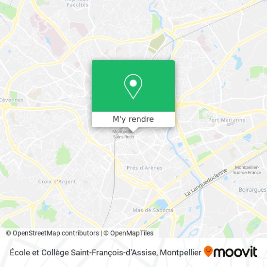 École et Collège Saint-François-d'Assise plan