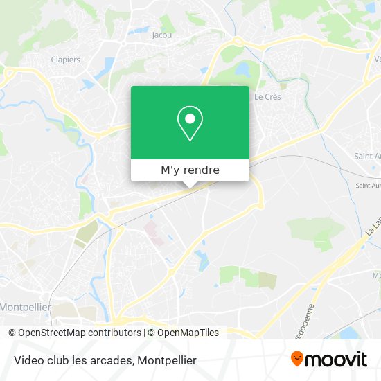 Video club les arcades plan
