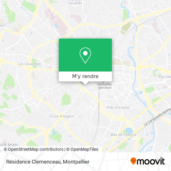 Résidence Clemenceau plan