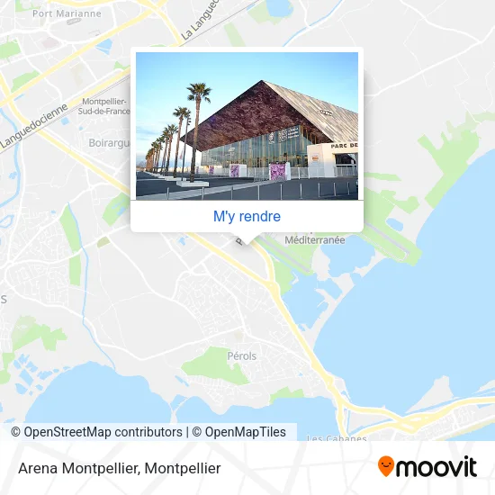 Arena Montpellier plan