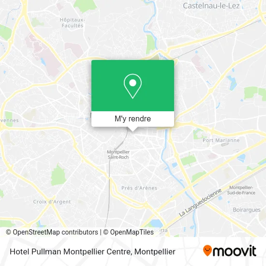 Hotel Pullman Montpellier Centre plan
