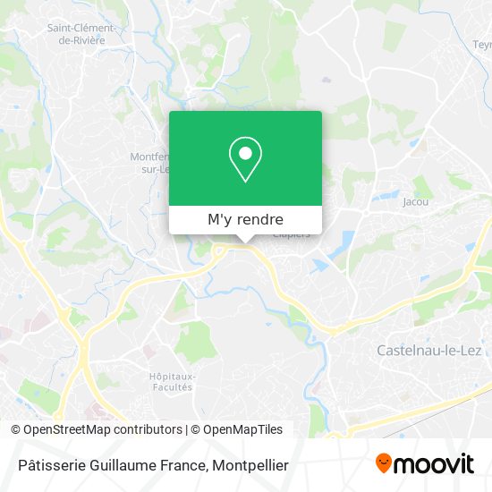 Pâtisserie Guillaume France plan