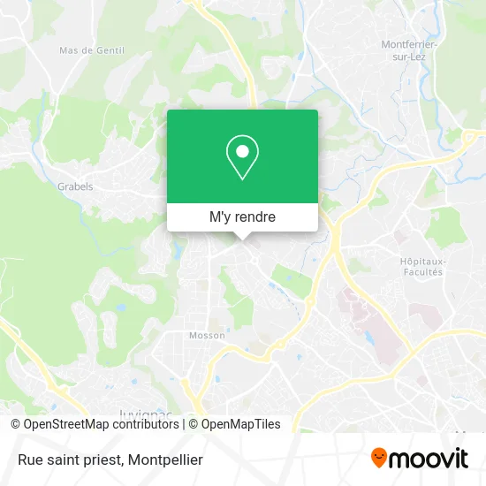 Rue saint priest plan