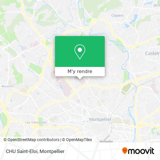 CHU Saint-Eloi plan