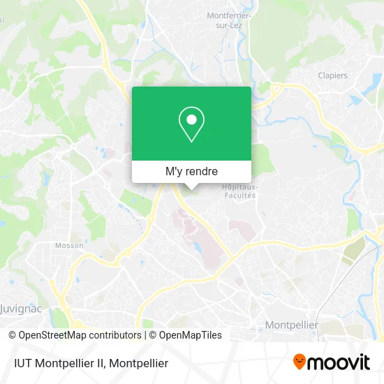 IUT Montpellier II plan