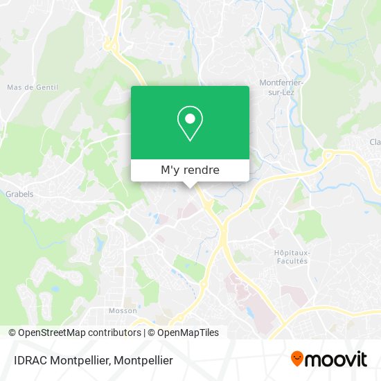 IDRAC Montpellier plan