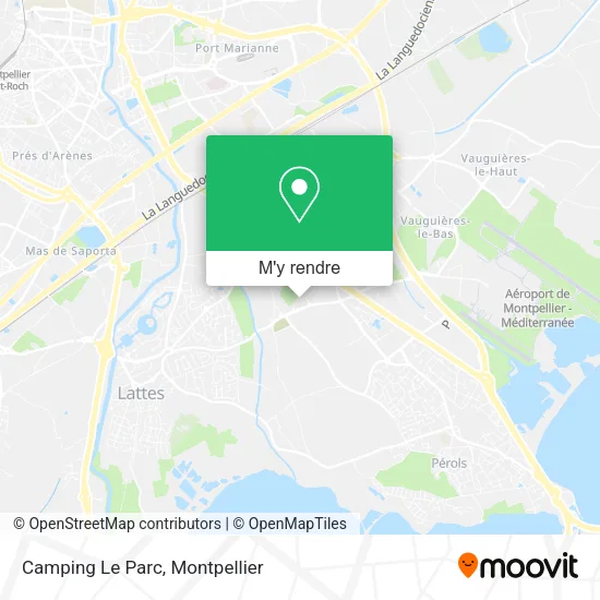 Camping Le Parc plan