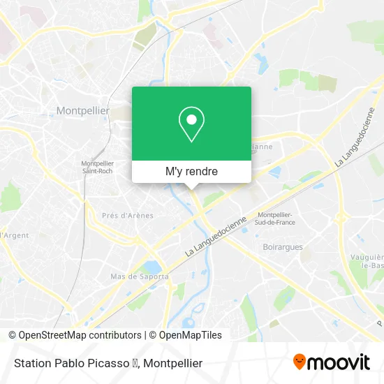 Station Pablo Picasso ➌ plan