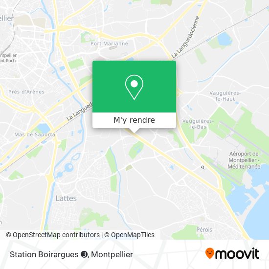 Station Boirargues ➌ plan