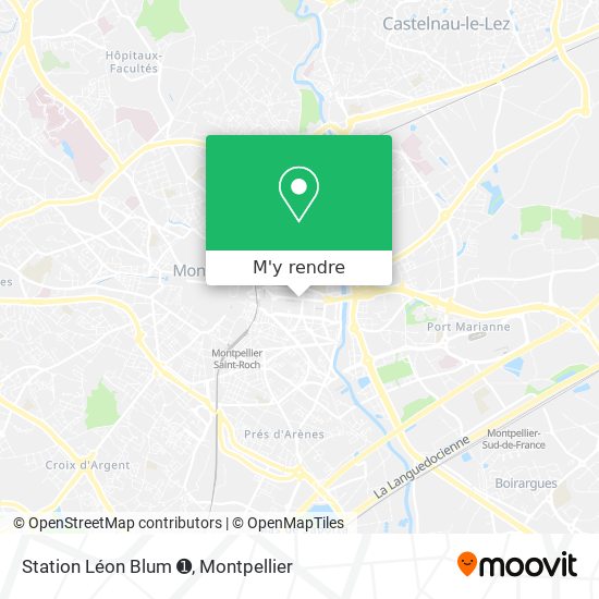 Station Léon Blum ➊ plan