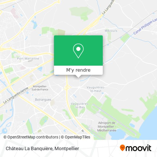 Château La Banquière plan