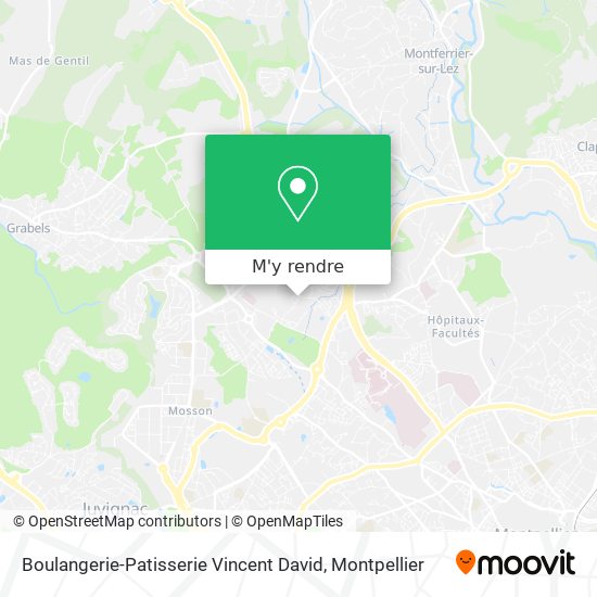 Boulangerie-Patisserie Vincent David plan