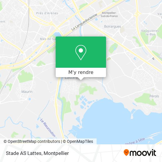 Stade AS Lattes plan