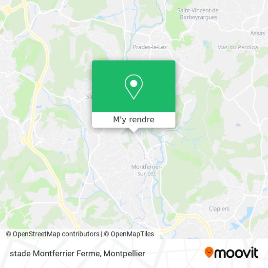 stade Montferrier Ferme plan