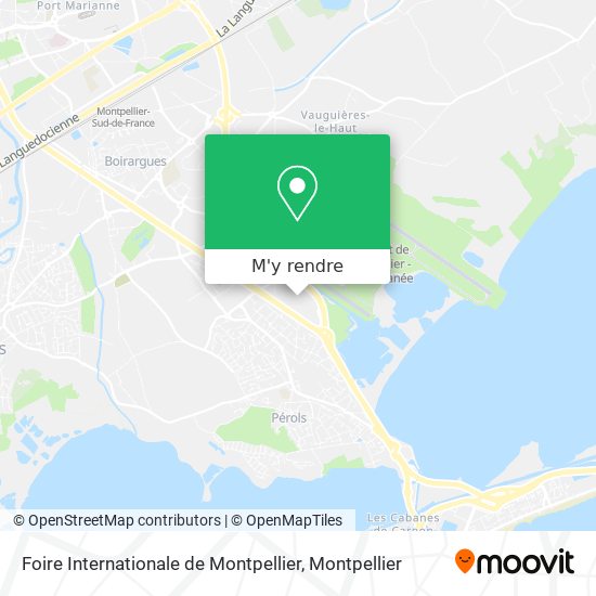 Foire Internationale de Montpellier plan