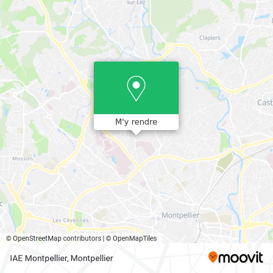 IAE Montpellier plan