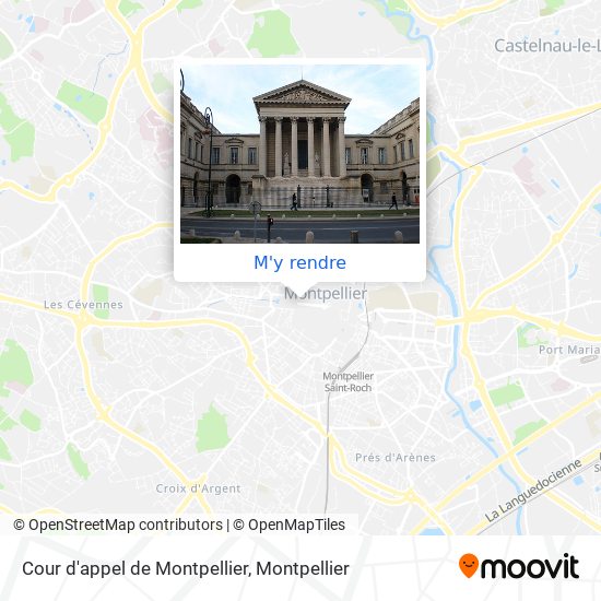 Cour d'appel de Montpellier plan