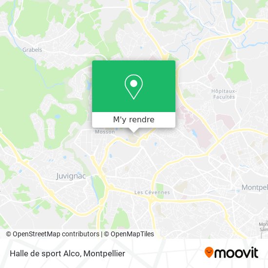 Halle de sport Alco plan