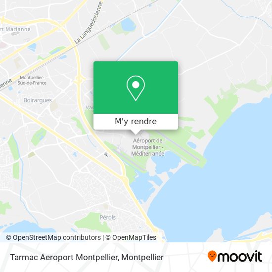 Tarmac Aeroport Montpellier plan