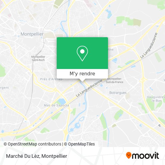 Marché Du Lèz plan