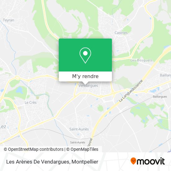 Les Arènes De Vendargues plan
