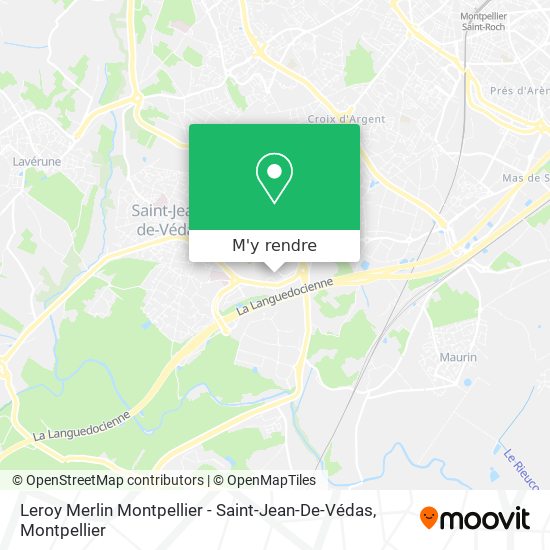 Leroy Merlin Montpellier - Saint-Jean-De-Védas plan