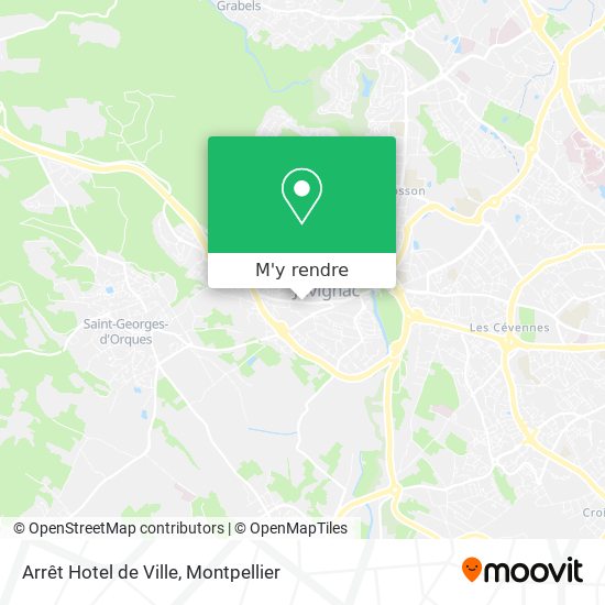Arrêt Hotel de Ville plan