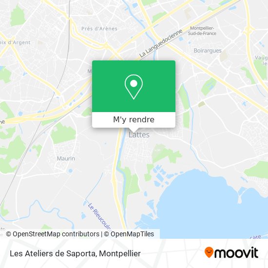 Les Ateliers de Saporta plan