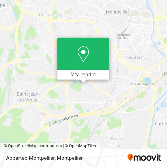 Apparteo Montpellier plan