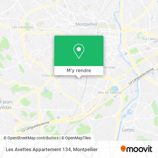 Les Avettes Appartement 134 plan