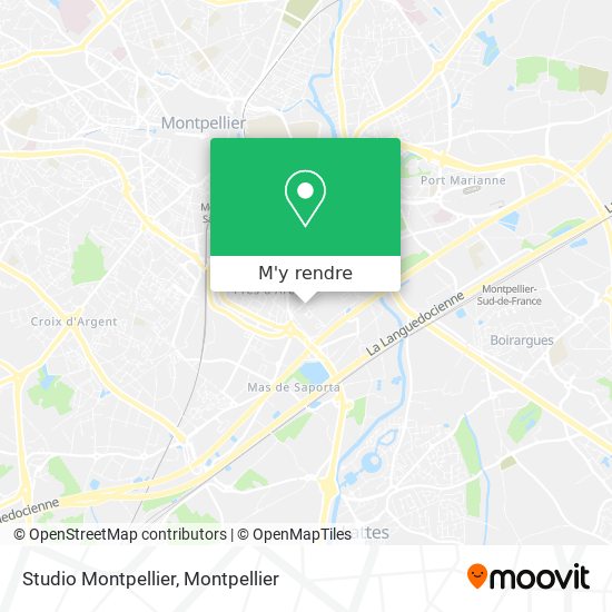 Studio Montpellier plan