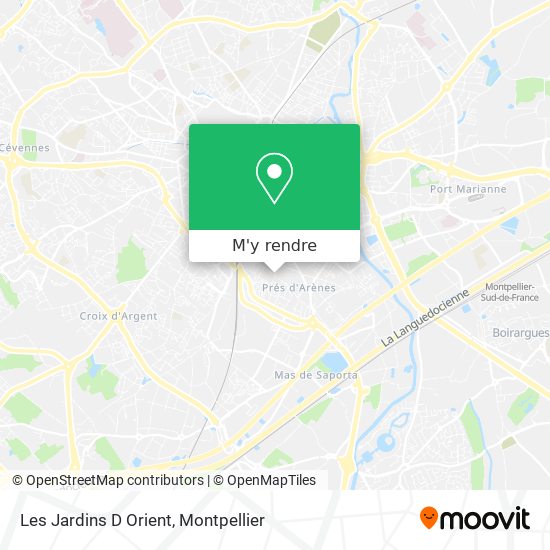 Les Jardins D Orient plan