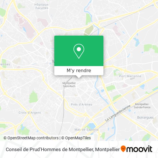 Conseil de Prud'Hommes de Montpellier plan