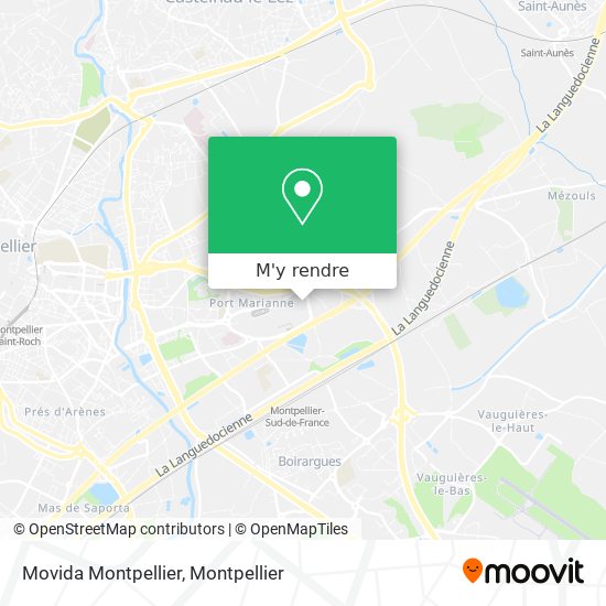 Movida Montpellier plan