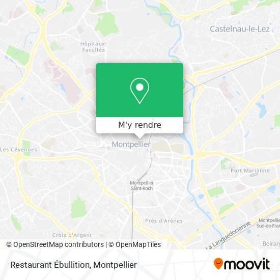 Restaurant Ébullition plan