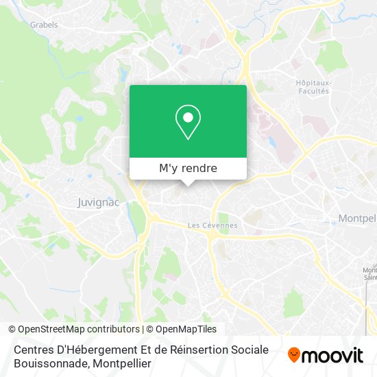 Centres D'Hébergement Et de Réinsertion Sociale Bouissonnade plan