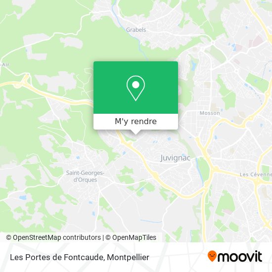 Les Portes de Fontcaude plan