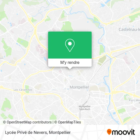 Lycée Privé de Nevers plan