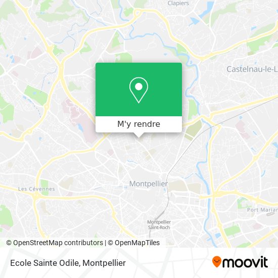 Ecole Sainte Odile plan