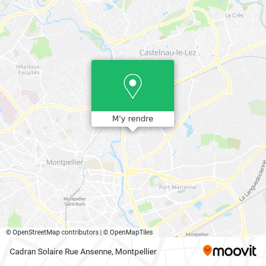 Cadran Solaire Rue Ansenne plan