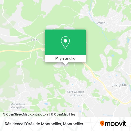 Résidence l'Orée de Montpellier plan