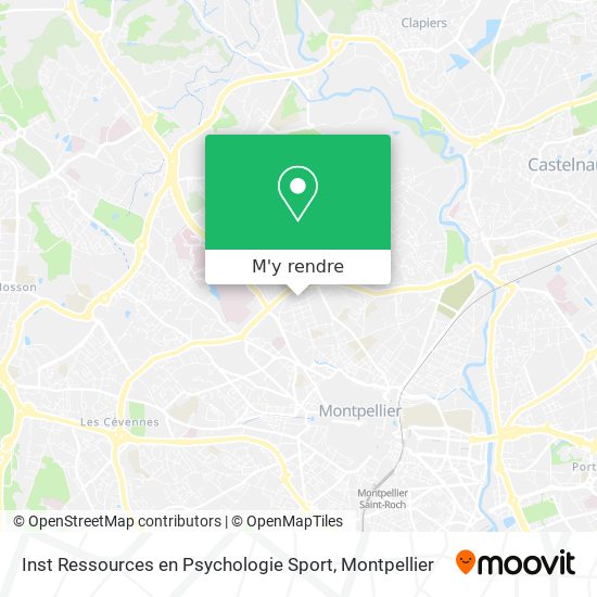 Inst Ressources en Psychologie Sport plan