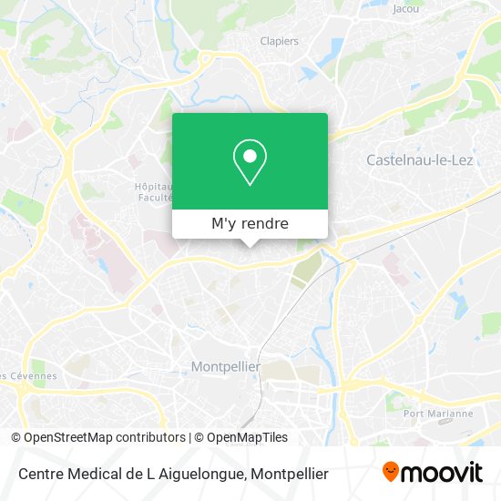 Centre Medical de L Aiguelongue plan