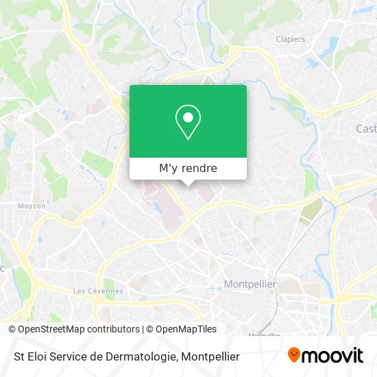 St Eloi Service de Dermatologie plan