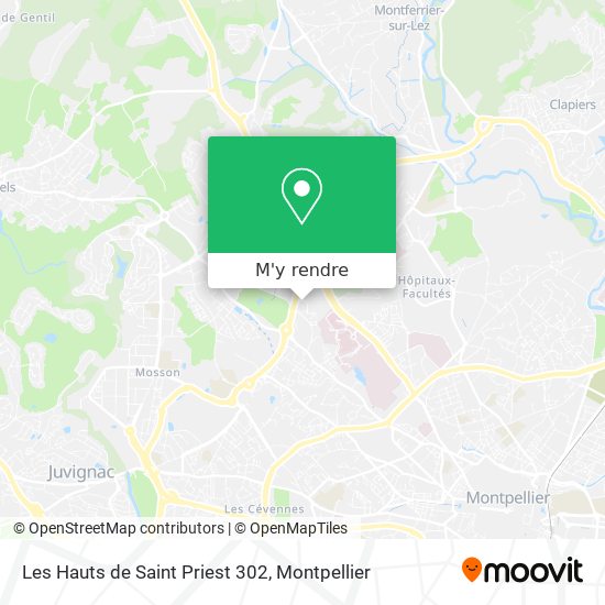 Les Hauts de Saint Priest 302 plan