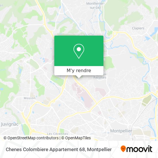 Chenes Colombiere Appartement 68 plan