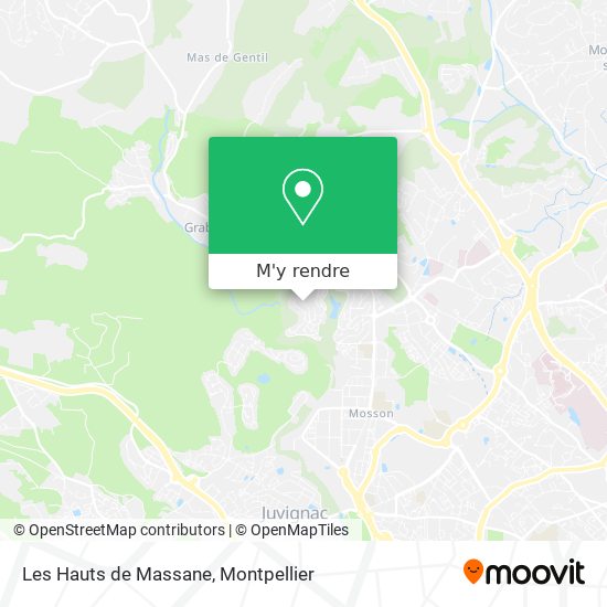 Les Hauts de Massane plan