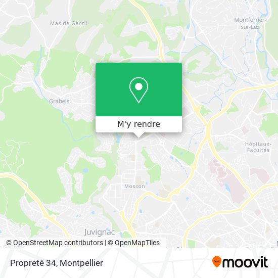 Propreté 34 plan