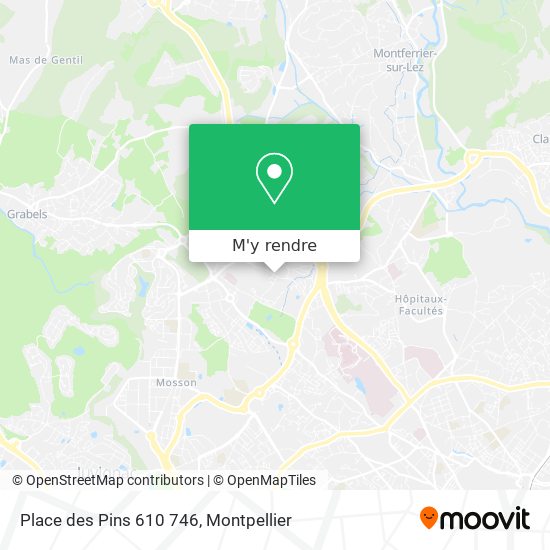 Place des Pins 610 746 plan